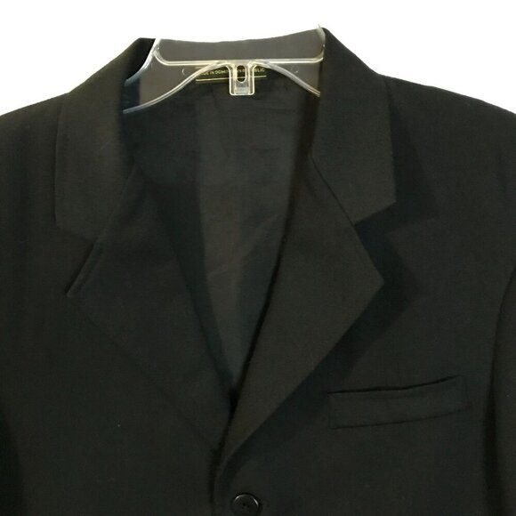 Unknown Brand Youth 3-Button Blazer Fully Lined Sz 20 Regular in Black - Picture 2 of 15